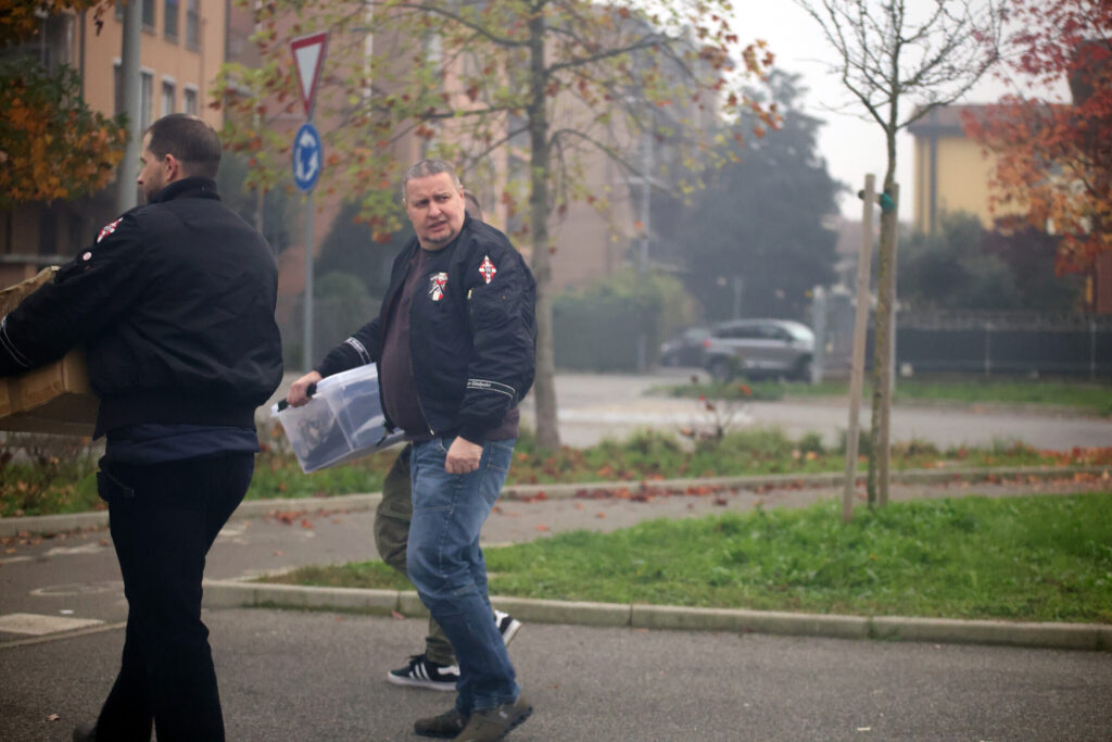 Carlo Albisser auf dem Weg zu einem EOM im November 2024 in Italien – Bildrechte: Exif Recherche