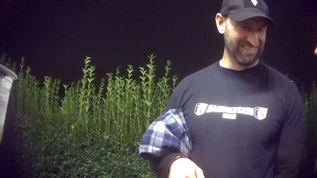 Robert Smithson im „Hammerskin Nation“-Shirt auf dem „Hammerfest“ 2025 in Italien – Bildrechte: Exif-Recherche