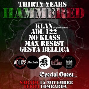 Flyer für das "Hammerfest" 2025 in Italien